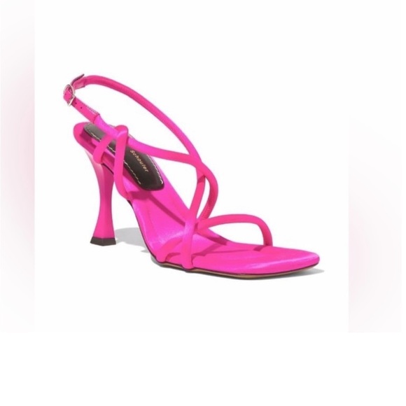 ‼️WOW‼️Proenza Schouler Square Strappy 90mm Sandals in Fuchsia - 8US/38EU 💕💕 - Picture 9 of 16